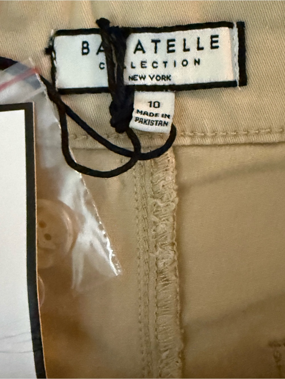 bagatelle Cropped Wide Leg Pants in Light Beige - Picture 5 of 5